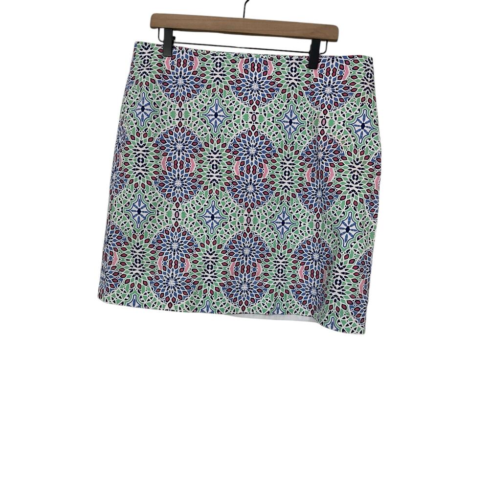 Talbots Multicolor Patterned Skirt